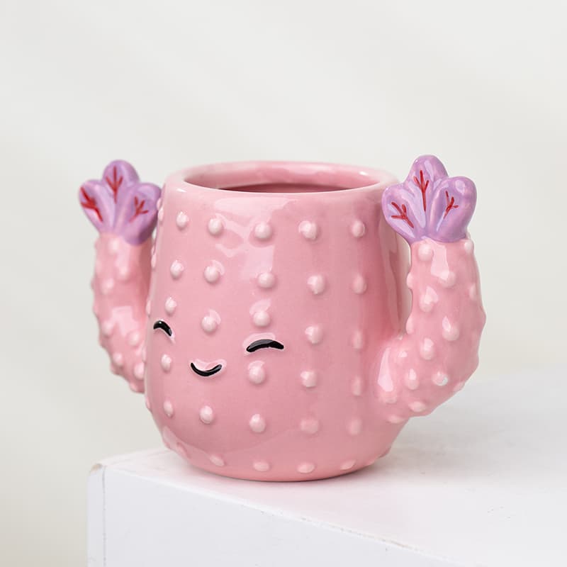 Pink Funny Cactus Pot